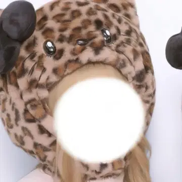 USJ 유니버셜 레오파드 무늬 키티 팬캡 새상품급