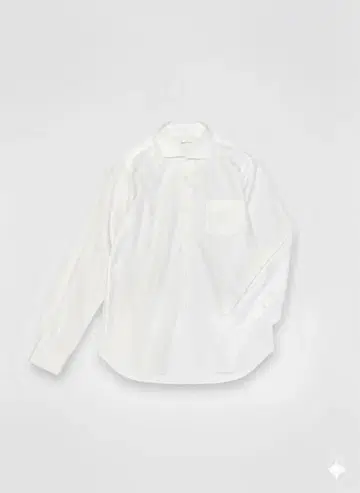 Sans limite 화이트 버튼 다운 셔츠 긴팔