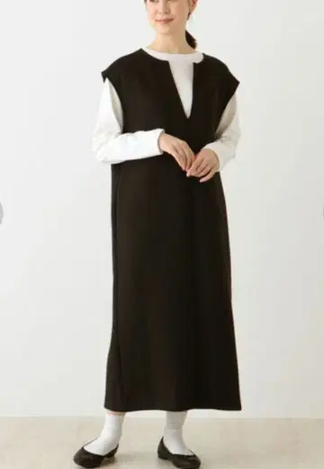 새상품 애프터눈 티 옷장 점퍼 스커트 블랙 키넥
