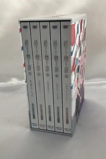 오와리모노가타리 완전 생산 한정판 전반 전 5권 세트 DVD