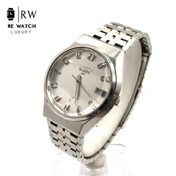 7-3632 SEIKO 3863-8010-G 쿼츠 손목시계 실버