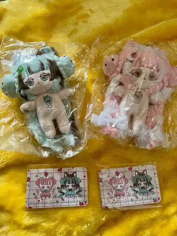 무속성 봉제 인형 2체 세트 10cm