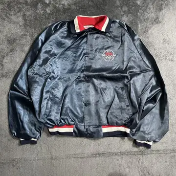 90s 애틀랜타 올림픽 바시티 자켓 1996 USA 팀 핀즈 포함