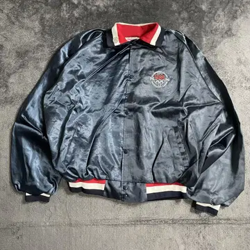 90s 애틀랜타 올림픽 바시티 자켓 1996 USA 팀 핀즈 포함