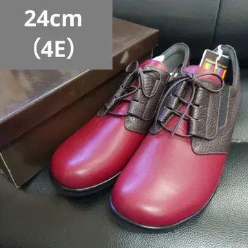 239 [ 새상품 ] 24cm ( 4E ) 고급 스니커즈 펌프스