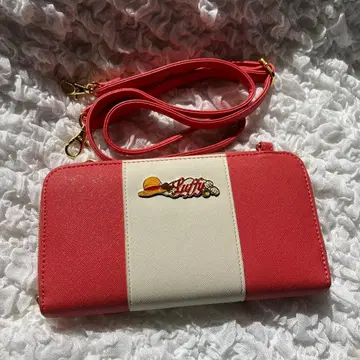 [USJ 한정판] ONEPIECE 루피 장지갑 숄더 스트랩 포함