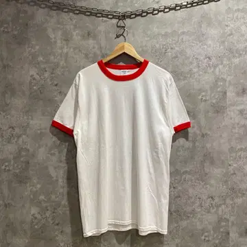 [ 무료배송 ] 미사용 새상품 GILDAN T셔츠 무지 링거T셔츠 RED