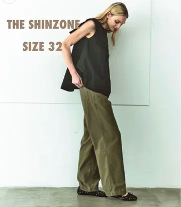 THE SHINZONE 워시드 베이커 팬츠 32