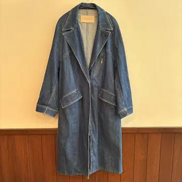 크리스찬 와이난츠 롱 데님 코트 34