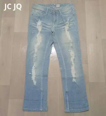 JC JQ JEANS 라이트 블루 스키니 데님