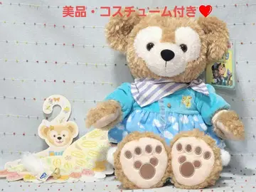 새상품급 더피 봉제 인형 코스튬 도쿄디즈니씨