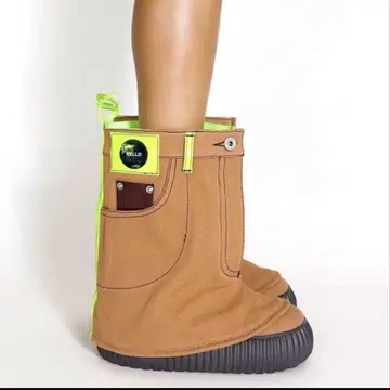 YELLO 브라운 부츠 SOIL SHORT BOOTS CAMEL