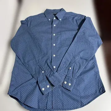 Banana Republic 파랑 도트 무늬 긴팔 셔츠