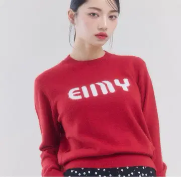 eimy istoire EIMY 로고 니트 레드