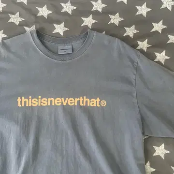 thisisneverthat 블루 로고 티셔츠