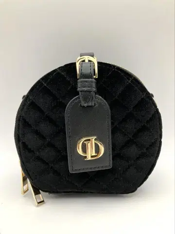 Darich 벨벳 서클 미니어처 백 블랙