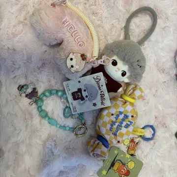 Dimoo World 봉제 인형형 키링 외 4점 세트
