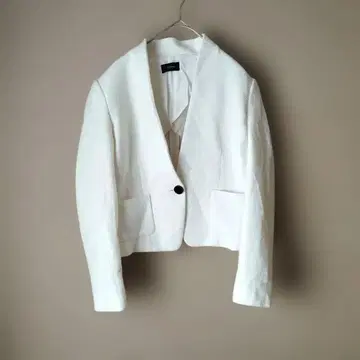 JOSEPH 조셉 노카라 숏 자켓 36 S 화이트