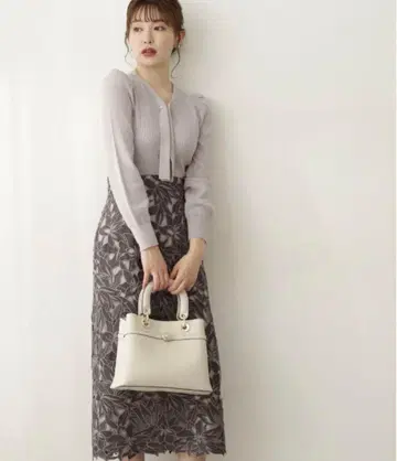 [새상품급] proportion 롱 내로우 레이스 타이트 스커트 S사이즈