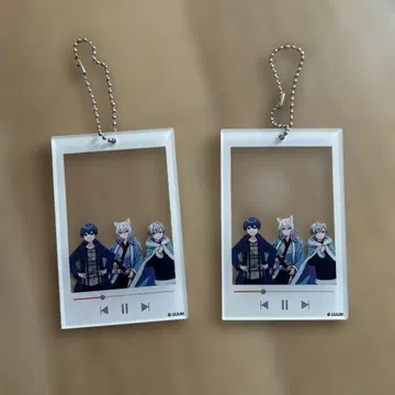 컬러풀 피치 카라피치 아크릴 키링 2개 세트 나오키리 도누쿠 히로