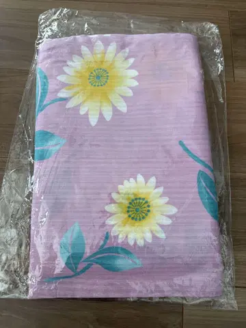 여성용 유카타 꽃무늬 해바라기