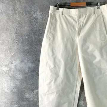 UNIQLO 저리 배럴 레그 팬츠 아이보리 와이드 집업