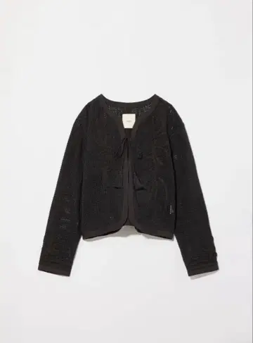 Eaphi COTTON NET TAPE EMBROIDERY JACKET