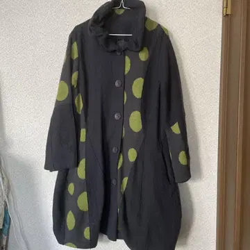 수세미 옷깃 코트