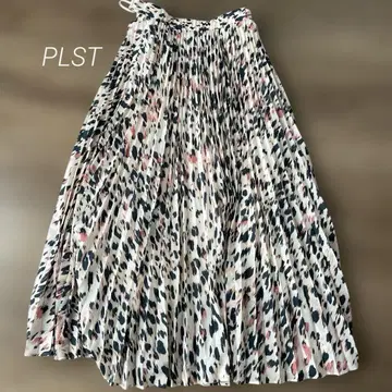 플라스테 PLST 롱 스커트 플레어 스커트