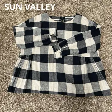 SUN VALLEY 선밸리 체크 무늬 긴팔