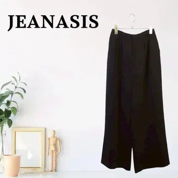 zG332 [ F ] JEANASIS 와이드 팬츠 하이웨스트 턱