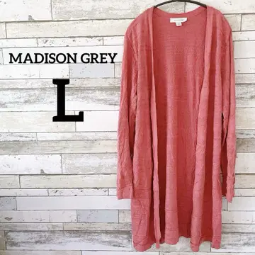 MADISON GREY [ L ] 핑크 가디건 겉옷 상의