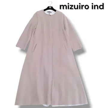 mizuiroind 가운 코트 보아 안감 드롭 숄더 미즈이로 인드