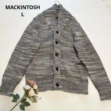 매킨토시 그레이 계열 니트 가디건 스웨터 아우터 두꺼운 원단 L