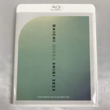 미우라 다이치 DAICHI MIURA SHIKI 2023 Blu-ray