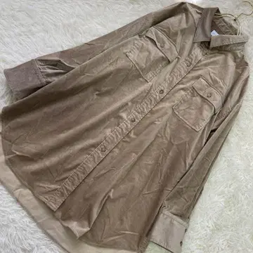 green lebel relaxing 코듀로이 셔츠 브라운 F