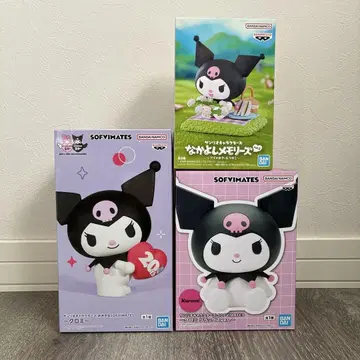 [ 산리오 ] 쿠로미 피규어 3체 세트
