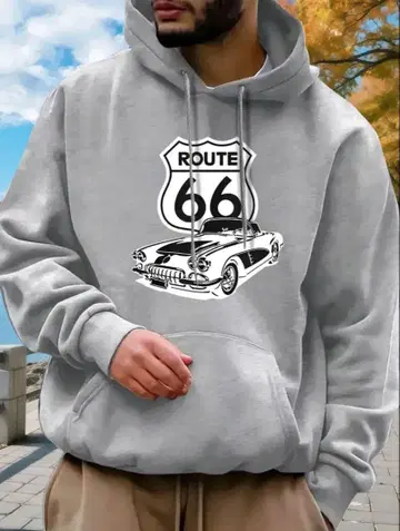 루트66 (Route66) 그레이 후드티 L 사이즈 (새상품)