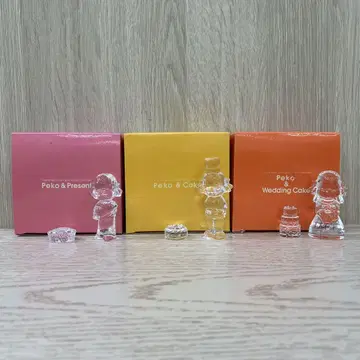 Peko 크리스탈 피규어 3종 세트