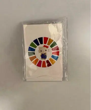[ 한정품 ] 오사카 간사이 박람회 UN 한정 SDGs 헬로키티 핀 배지
