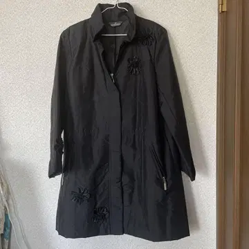 로베르토 카발리 블랙 롱 코트