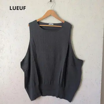 [ 새상품급 ] J14 LUEUF 니트 베스트 코튼 베스트 오버 사이즈