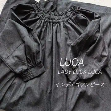 LUCA LADY LUCK LUCA 인디고 원피스