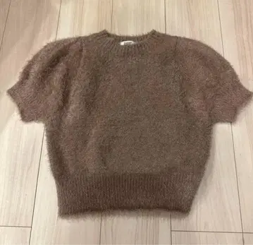 타임세일! snidel 퍼 라이크 니트 풀오버