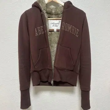 [ Abercrombie ] 안감 퍼 집업 후드티