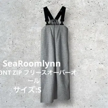 택 포함 새상품 SeaRoomlynn FRONT ZIP 플리스 오버롤
