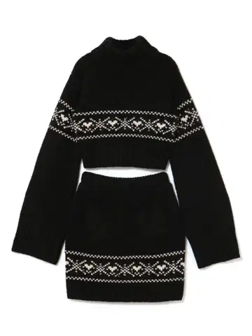 Nordic heart set up andmary 앤드마리 니트