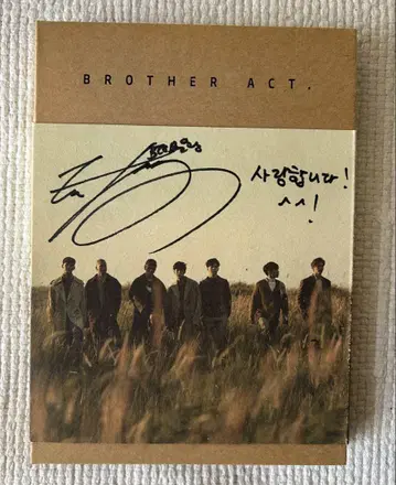 [ 미사용 ] BTOB 사인 포함 BROTHER ACT. 앨범