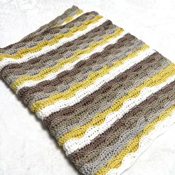 핸드메이드 담요 멀티 커버 무릎담요 손뜨개질 담요