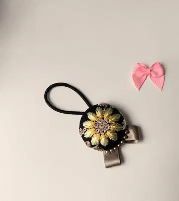 인도 자수 머리끈